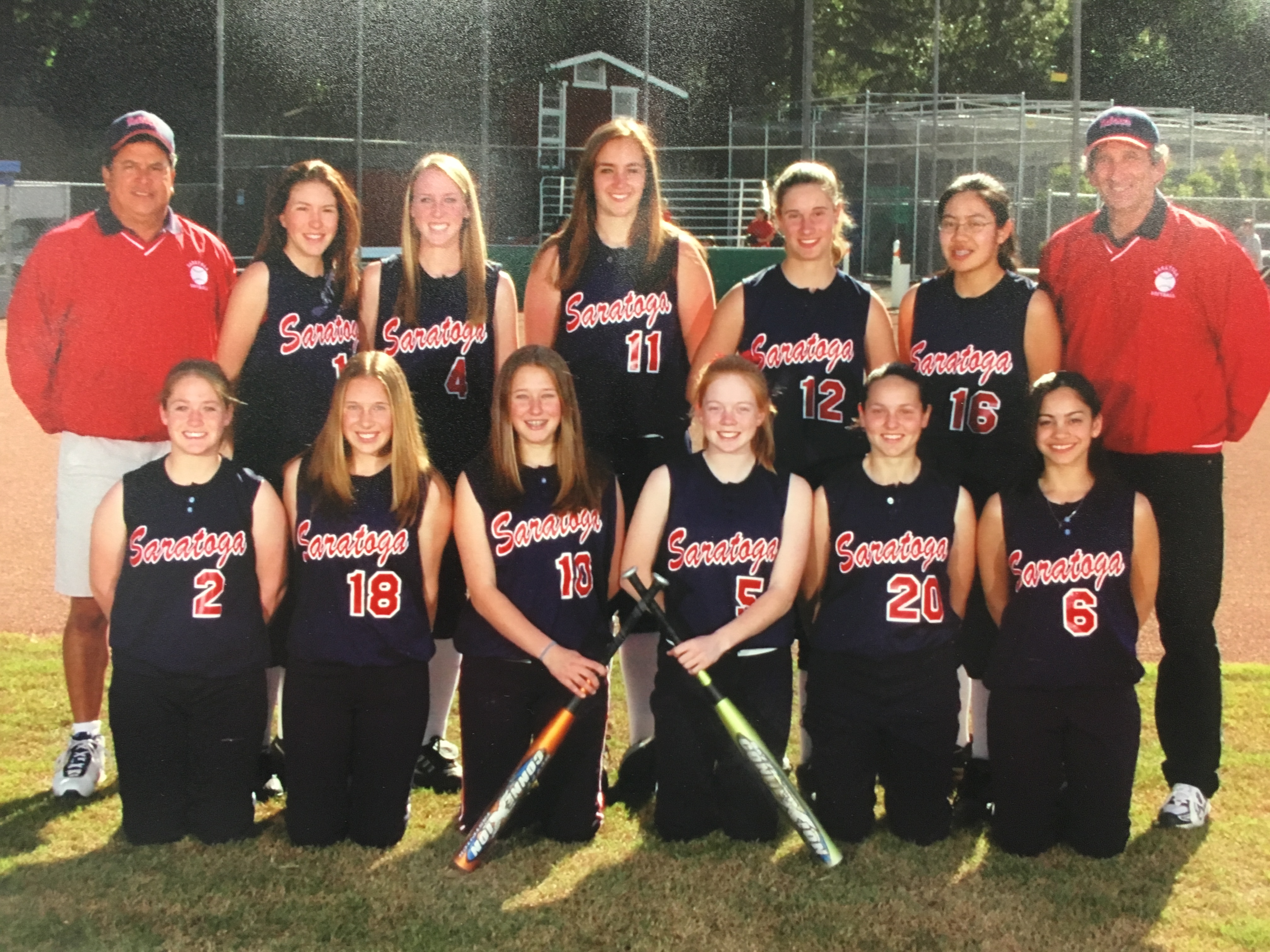 2005 Varsity Softball Team