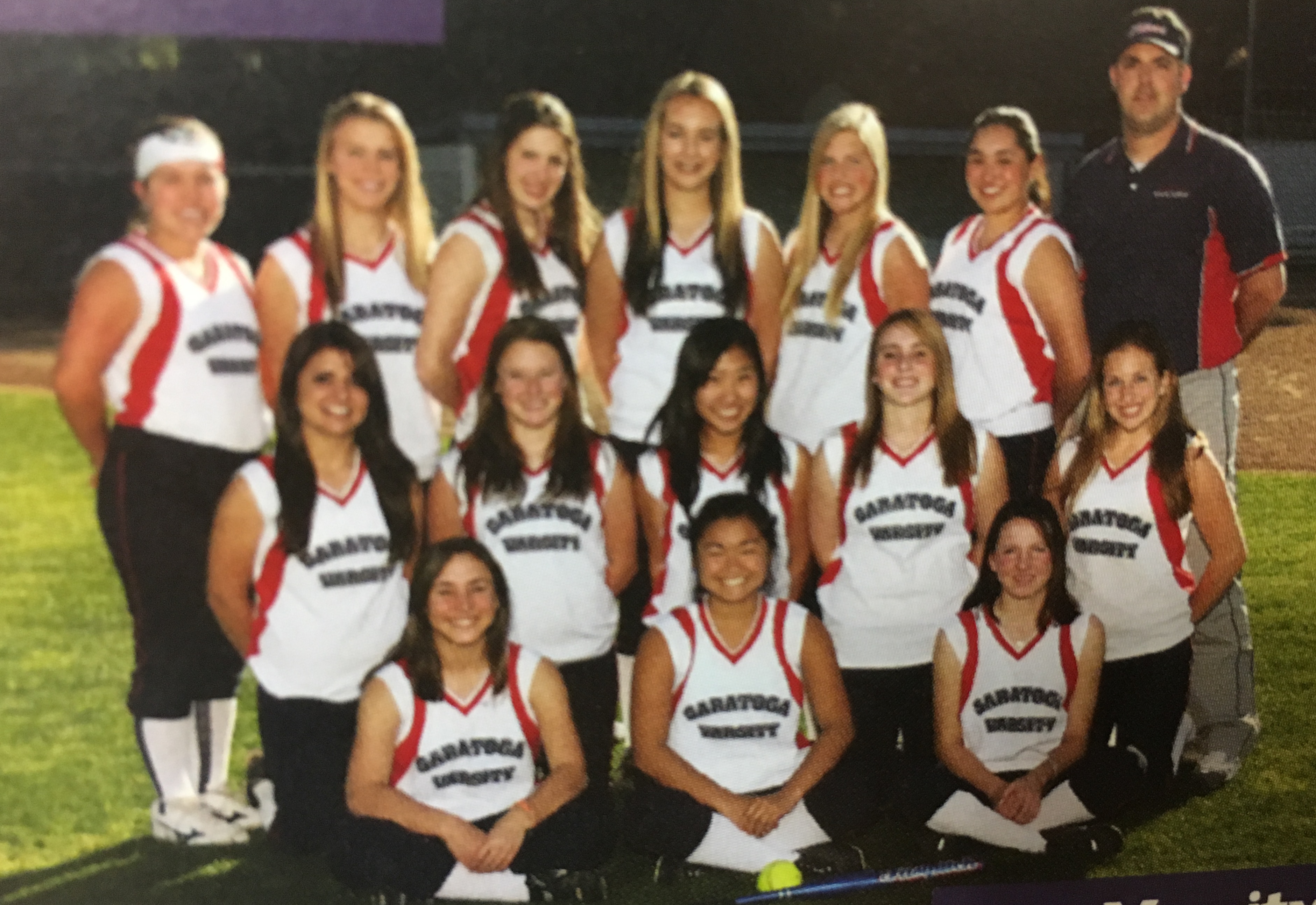 2008 Varsity Softball Team
